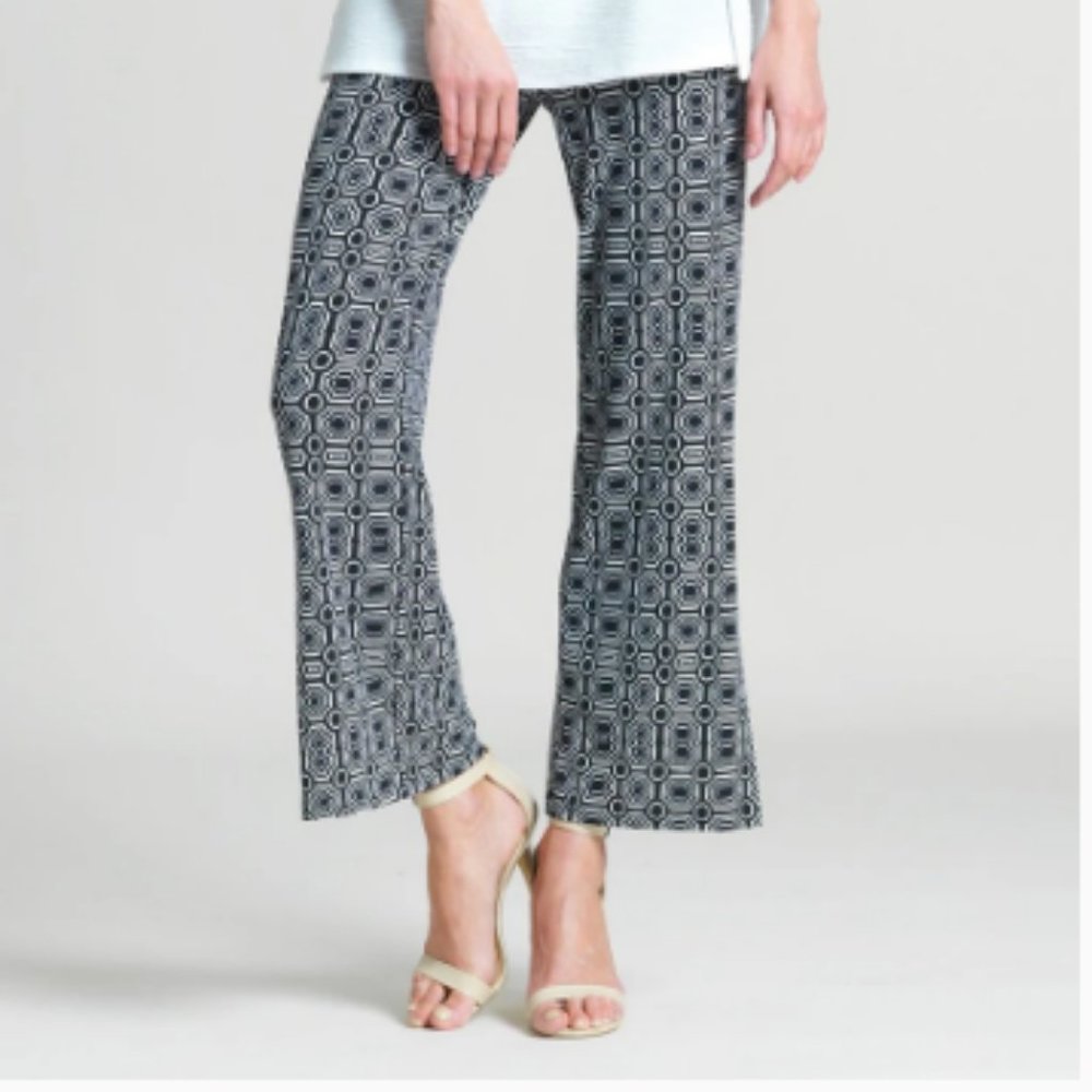 Clara Sunwoo Geoprint Pant in Black/White